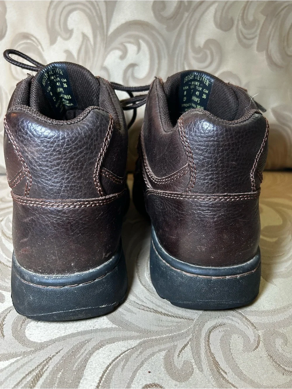 Redwing Irish Countryside Men's 8 Chukka Boots Brown Leather Weatherproof Shoes